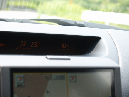 外気温は２０℃？
