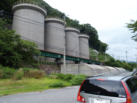 泰阜発電所サージタンク